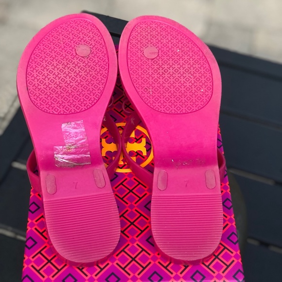Tory Burch jelly bow sandal - worn 3x - Picture 2 of 2